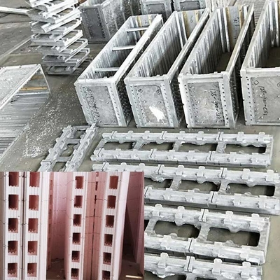 Dostosowana forma EPS ze stopu aluminium do budowy cegły piankowej