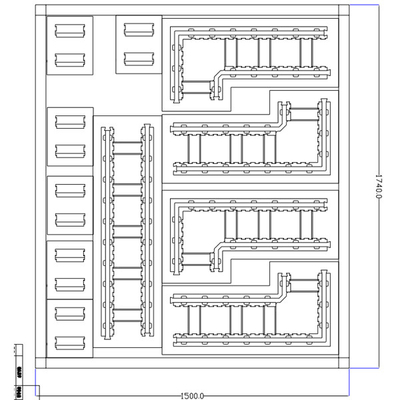 Dostosowana forma EPS ze stopu aluminium do budowy cegły piankowej