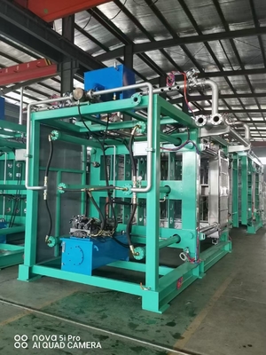 Wysokiej wytrzymałości Pianka Plastic Eps Moulding Machine Pianka Plastic Production Line Automatic